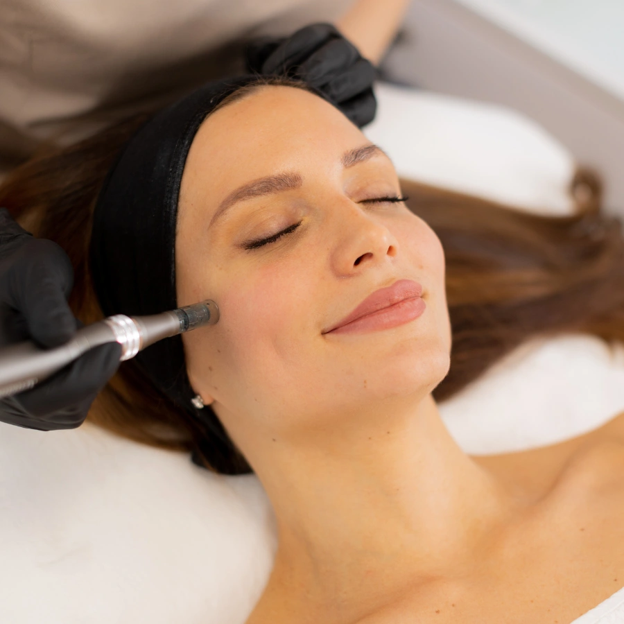 Microneedling du visage