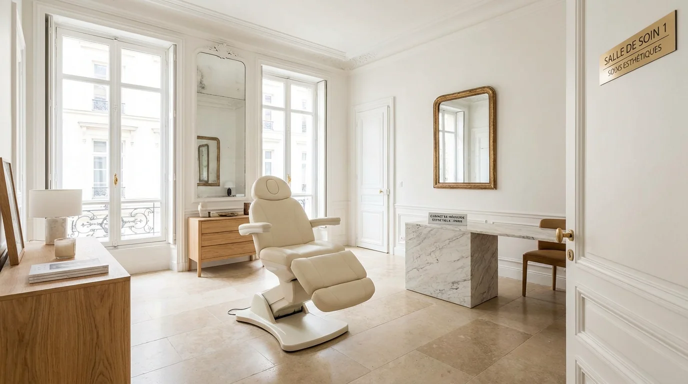 Cabinet de médecine esthétique pour séance de microneedling professionnel
