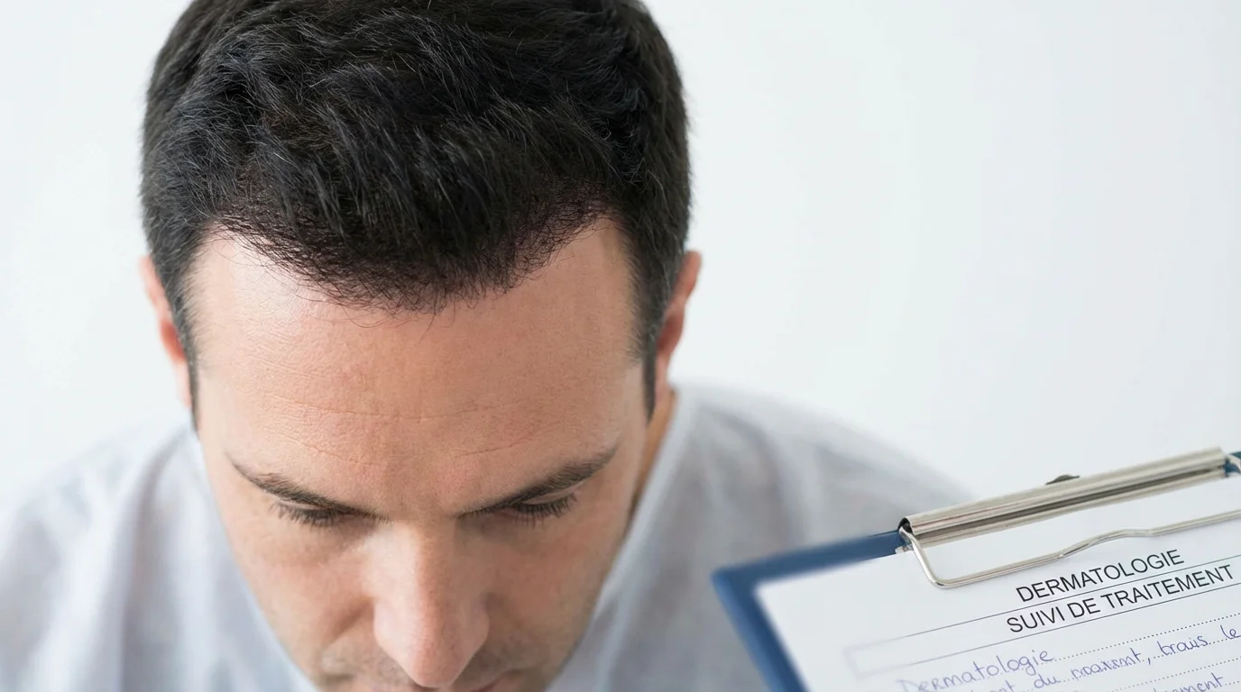 Ligne frontale restaurée avec une densité capillaire naturelle