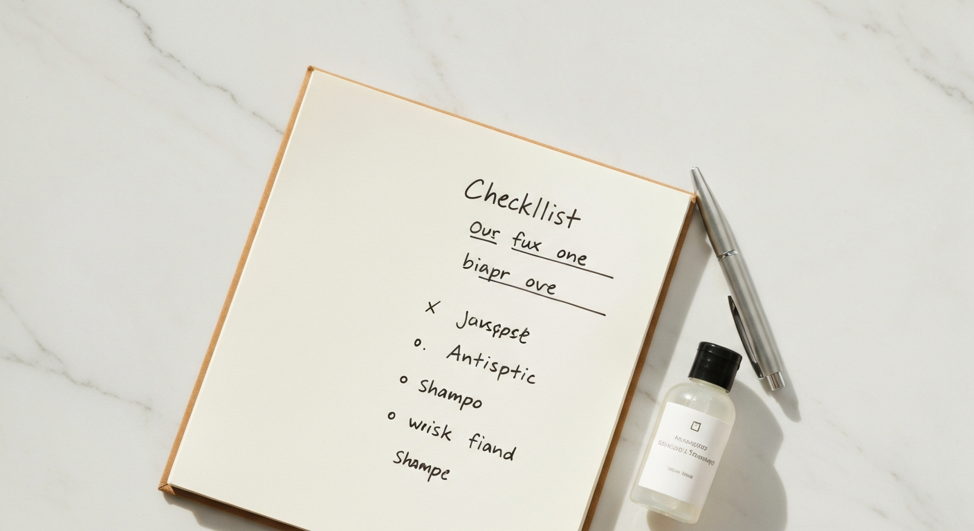 Préparation greffe de cheveux : check-list semaine par semaine