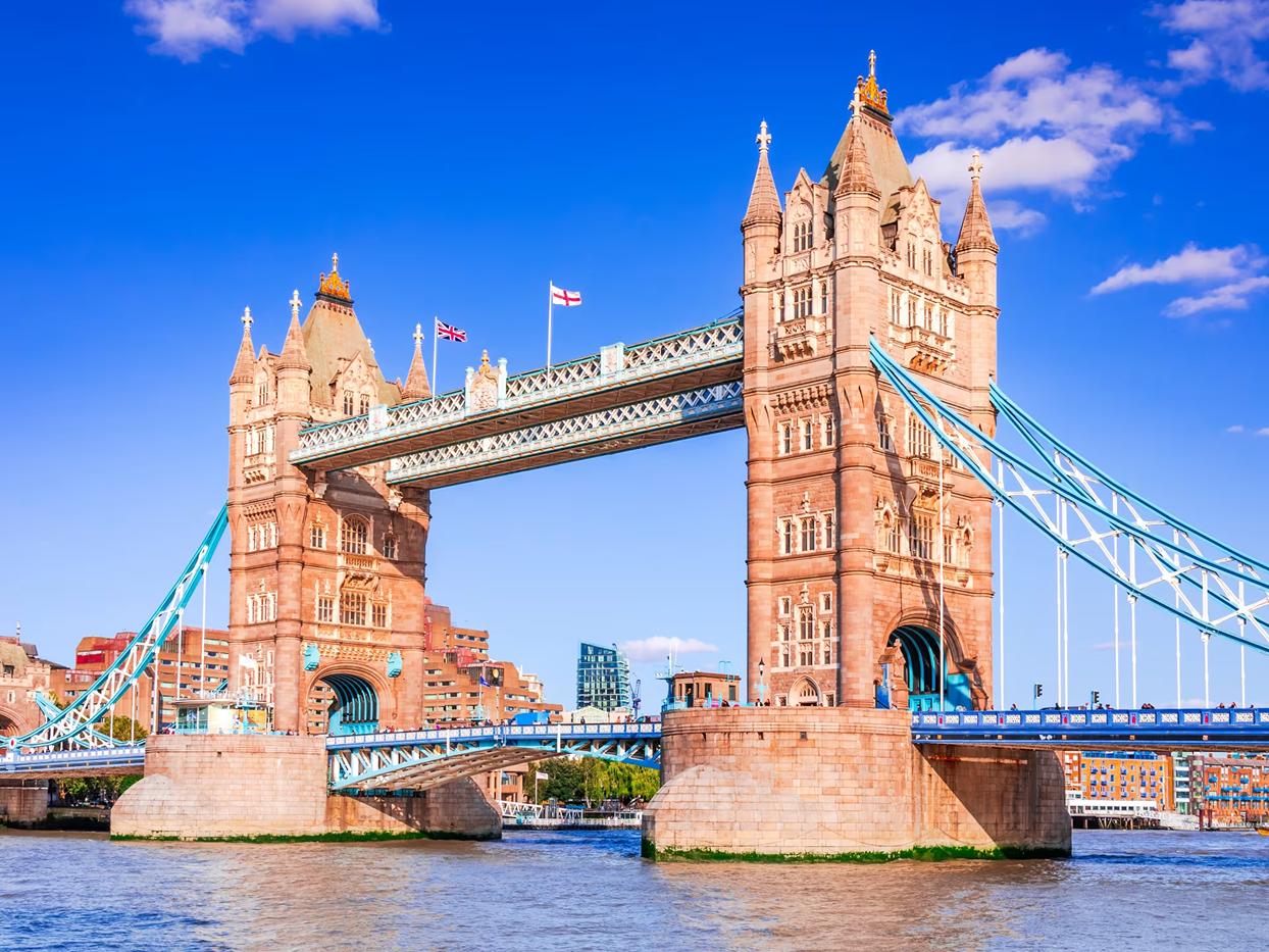 London, UK, tower bridge image
