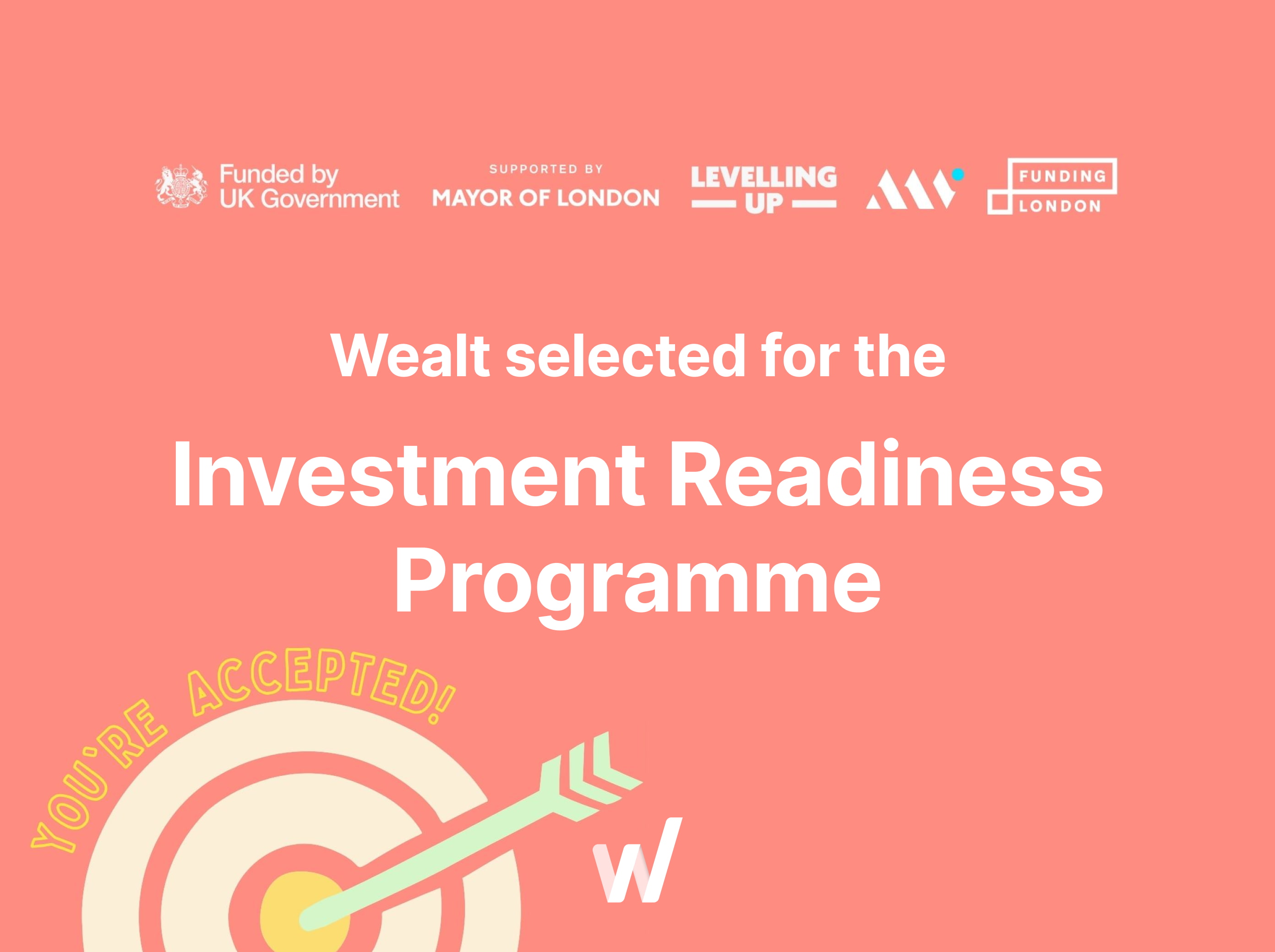 Wealt joins London’s top funding accelerator for diverse tech founders.