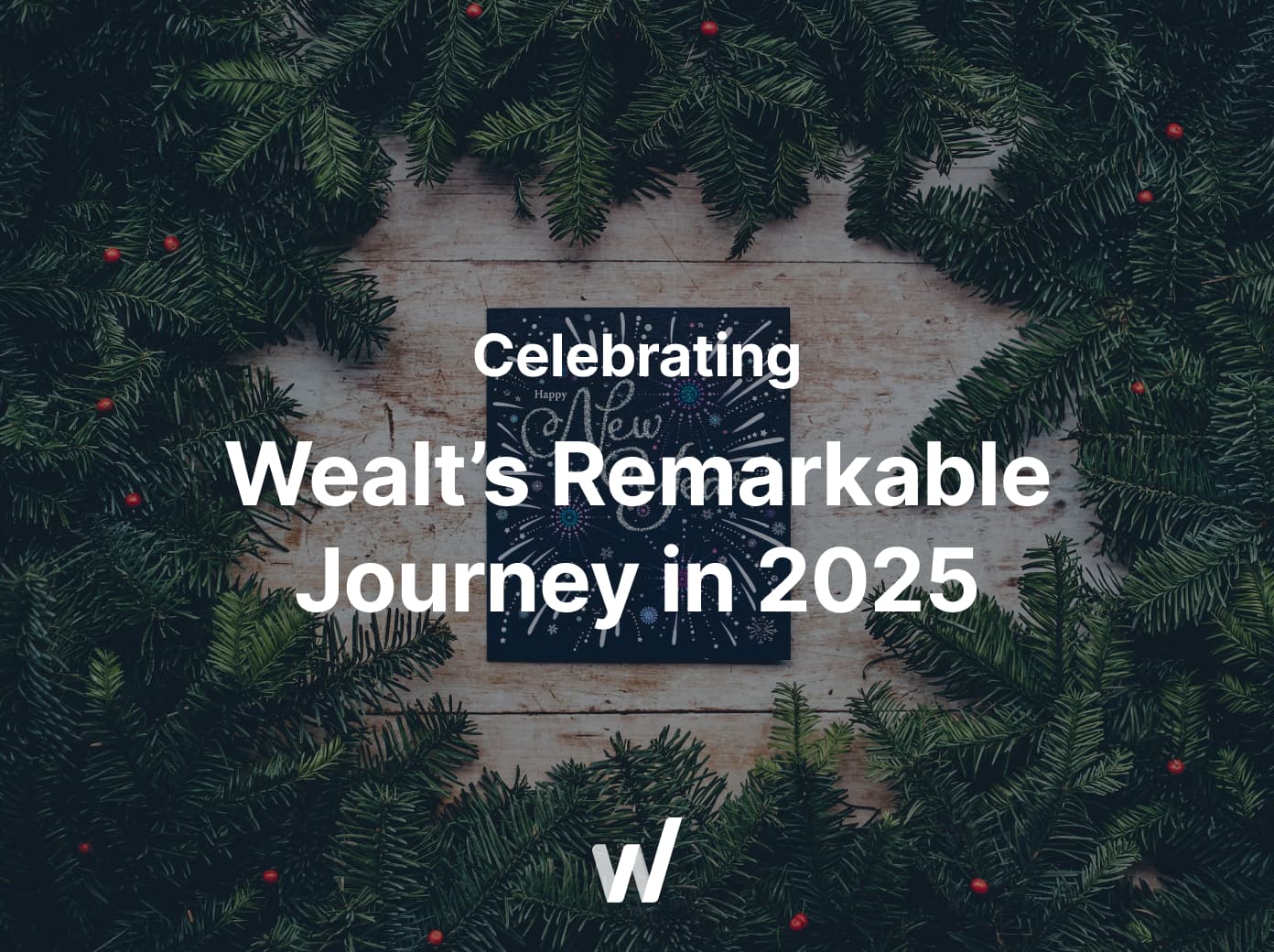 Thank you for shaping Wealt’s journey, let’s build more in 2026 together.
