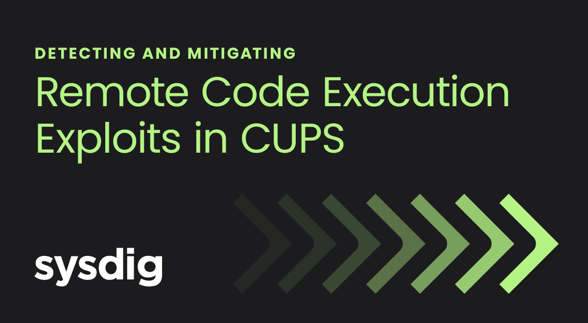 Detecting and Mitigating Remote Code Execution Exploits in CUPS