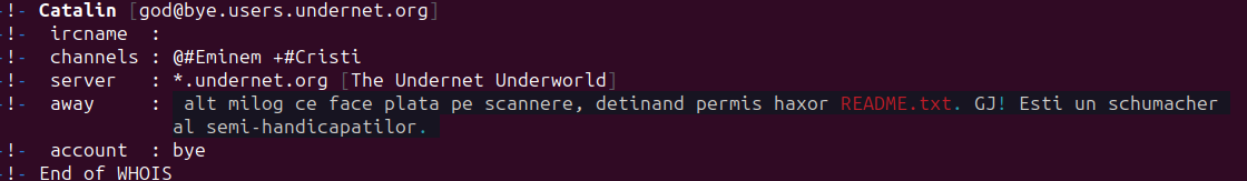 RUBYCARP botnet group