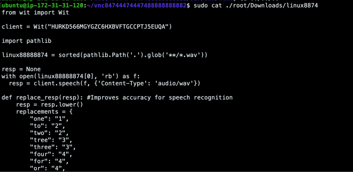 The shell script, userlinux8888, is responsible for creating the github-actions.yml workflow in each of the threat actor's repositories. It attempts to obfuscate the Actions by naming them with random strings. It leverages a common template, but substitutes the newly generated random name.