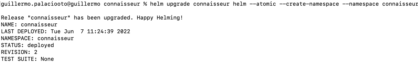 helm upgrade connaisseur helm
