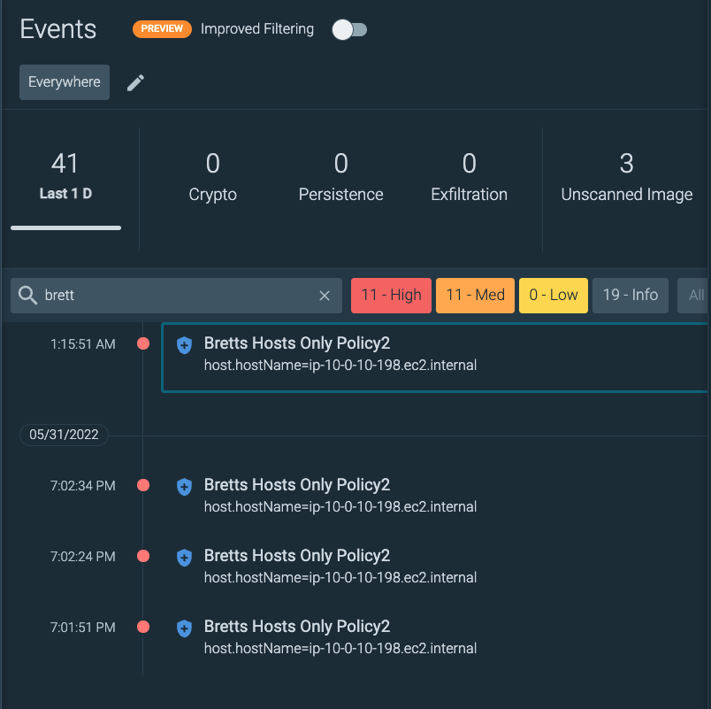 Security Event