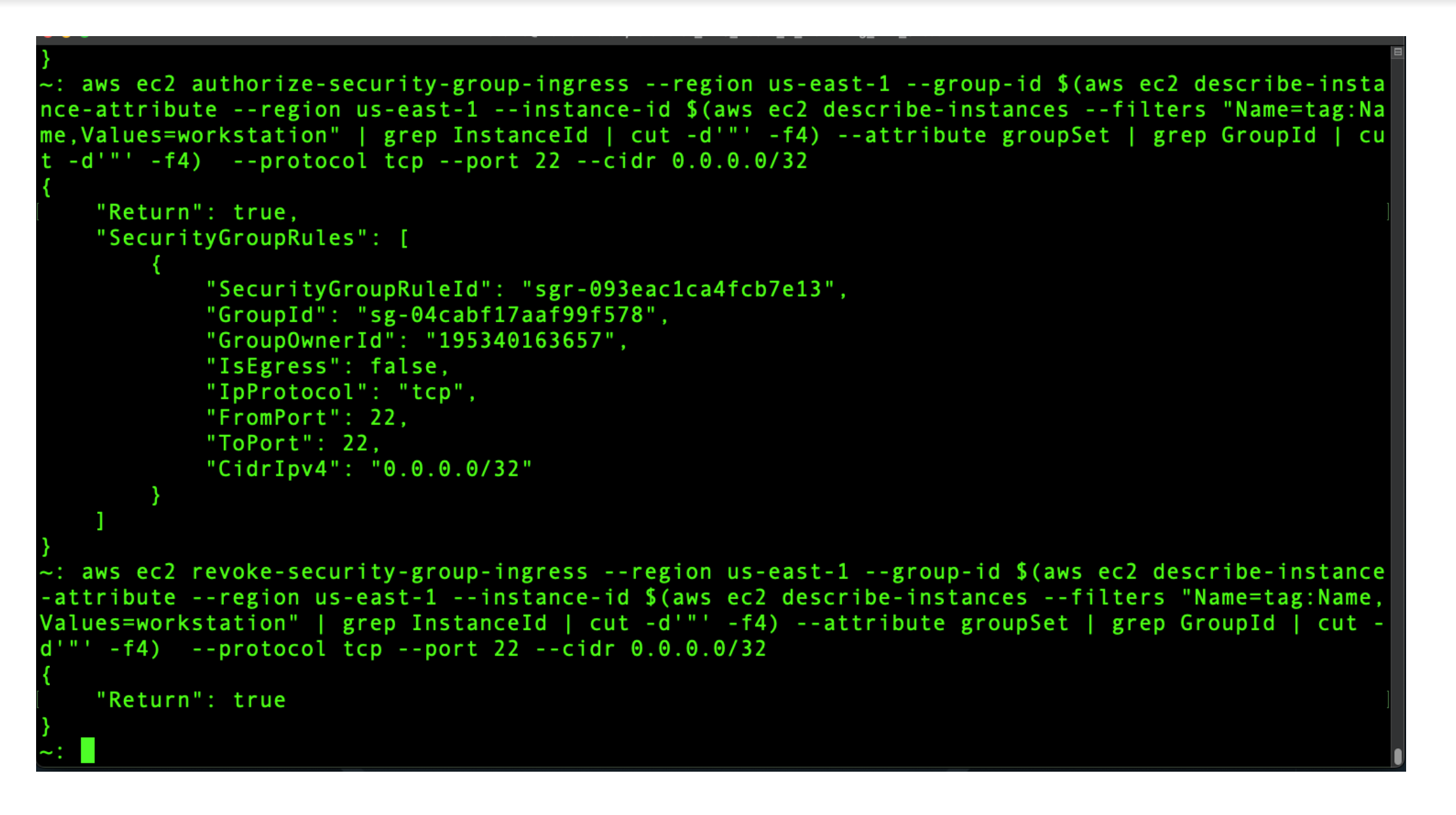 AWS CLI Goodness continues