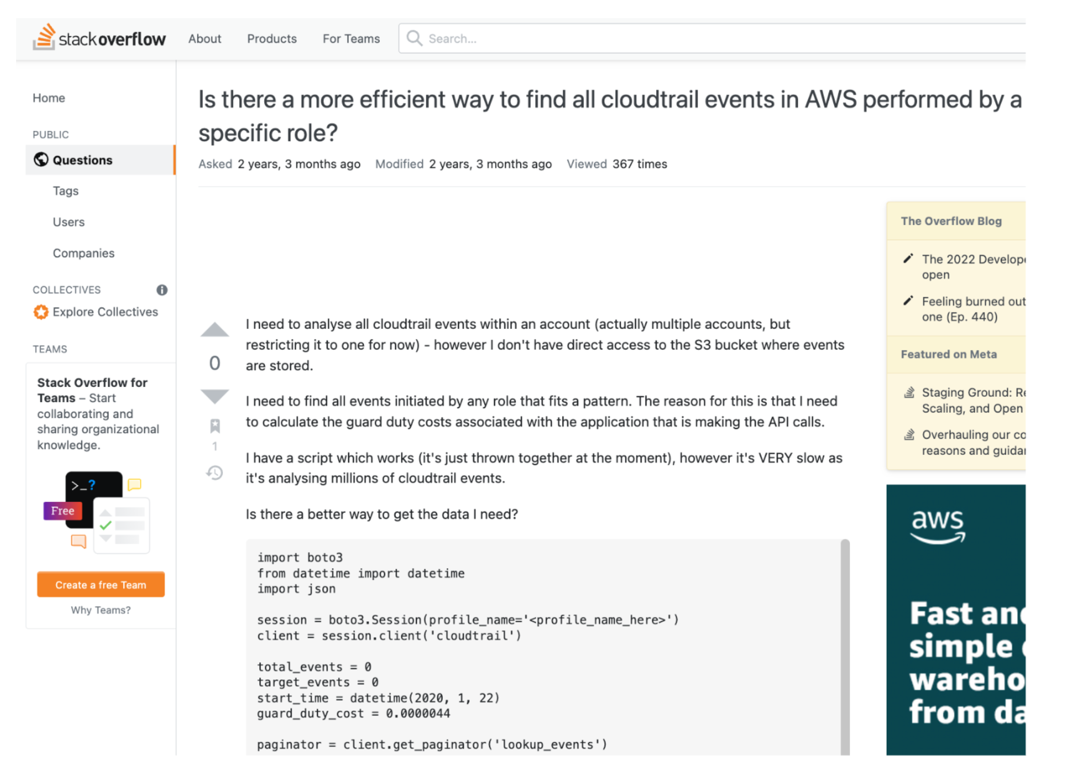 StackOverFlow Fun