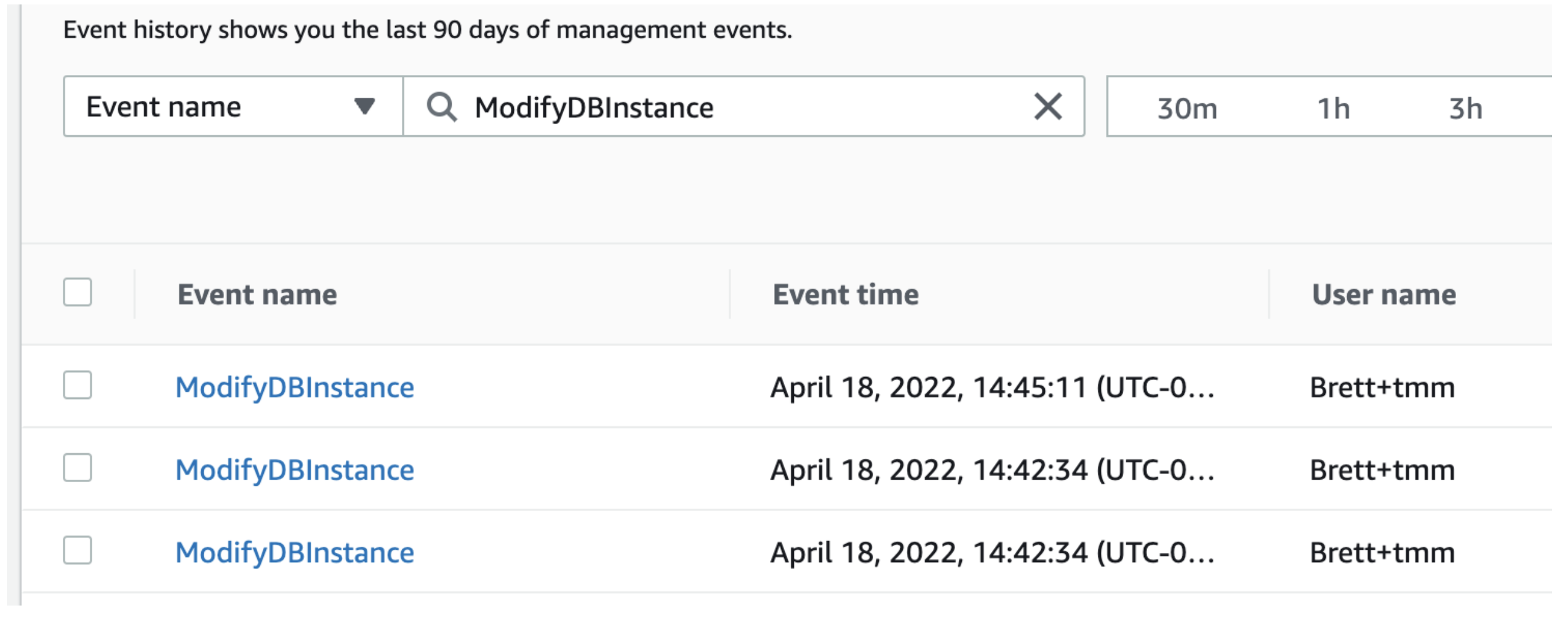 CloudTrail in AWS