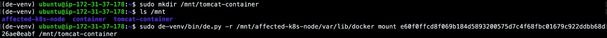 Practical Guide for Kubernetes DFIR: mnt container part one
