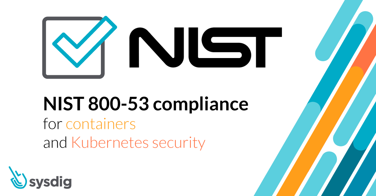 NIST 800-53 compliance for containers and Kubernetes