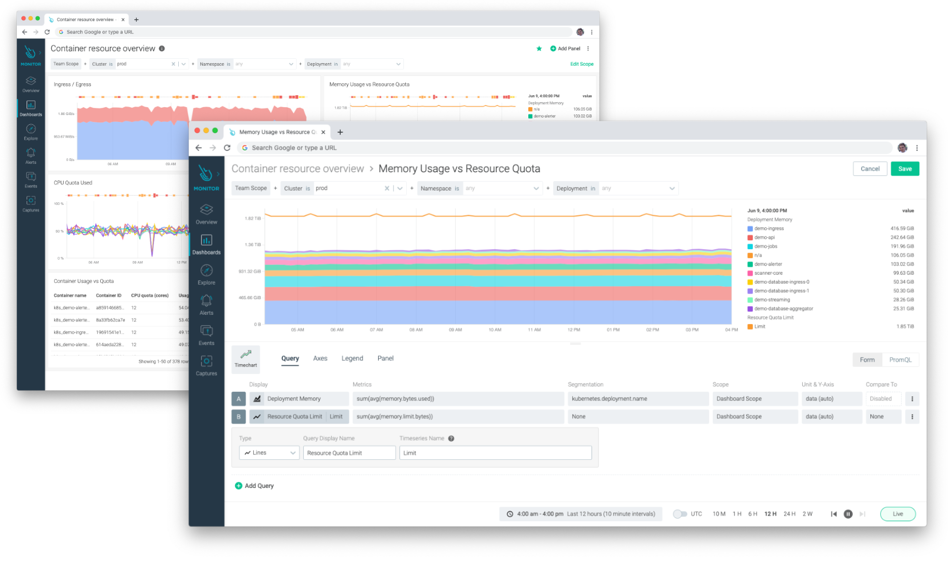 It is one of prometheus exporters best practices, to use tools compatible with PromQL. In the image you can see how Sysdig Monitor let you define dashboards both using PromQL and traditional forms.