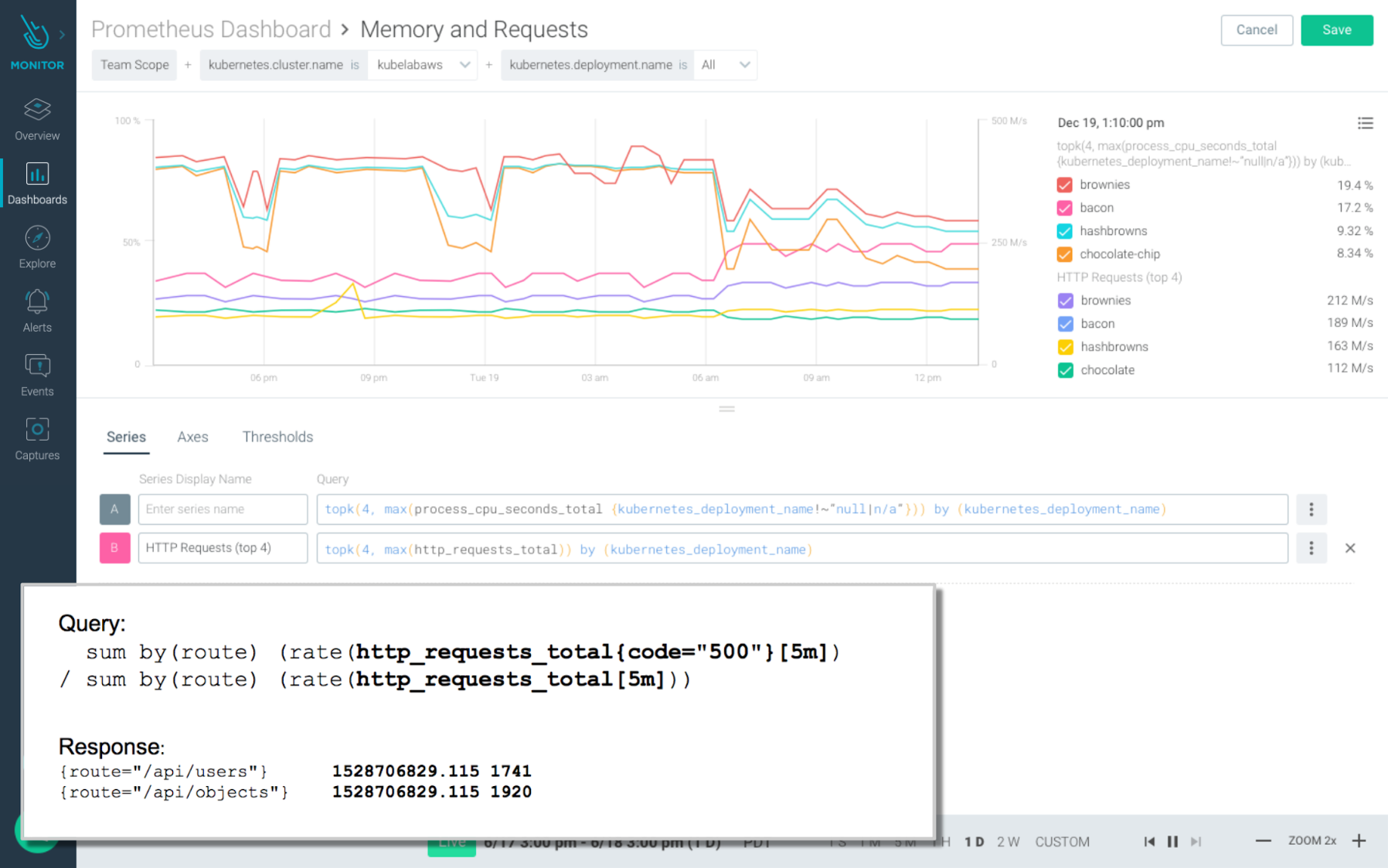 Sysdig monitor has full prometheus compatibility
