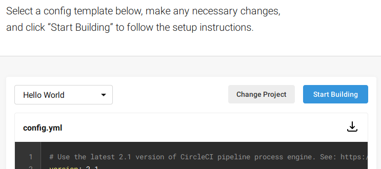 CircleCI Pipeline Template