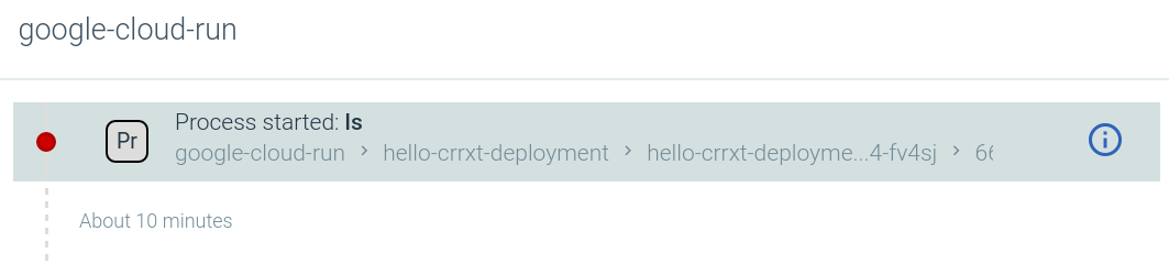 An event in sysdig secure triggered by a security policy