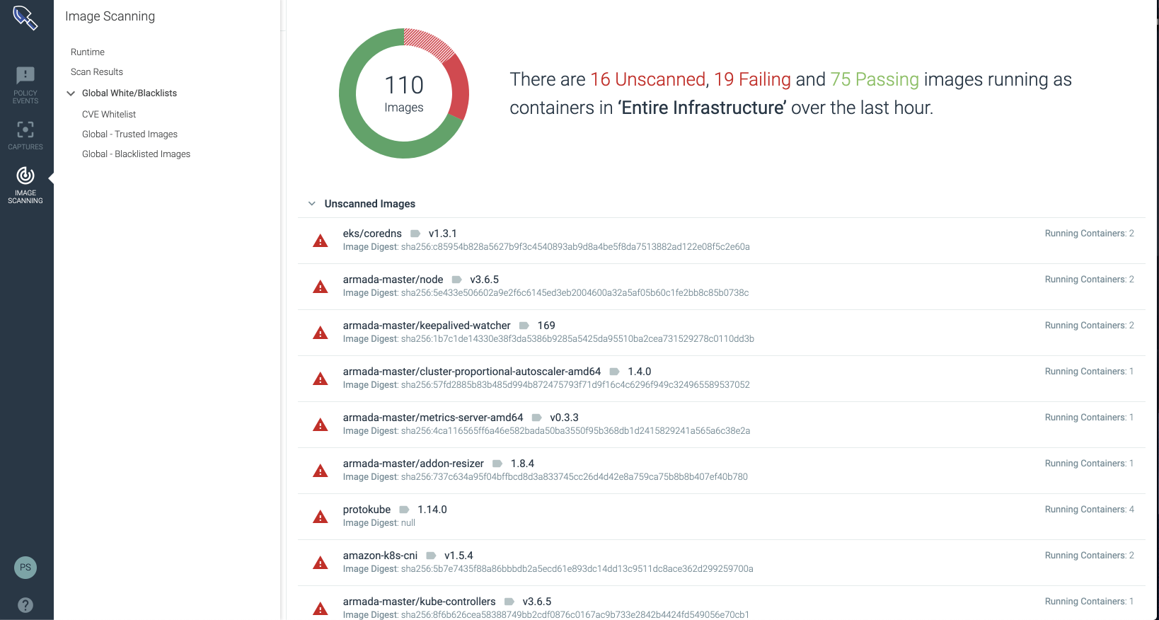 Image Scanning in Sysdig Secure