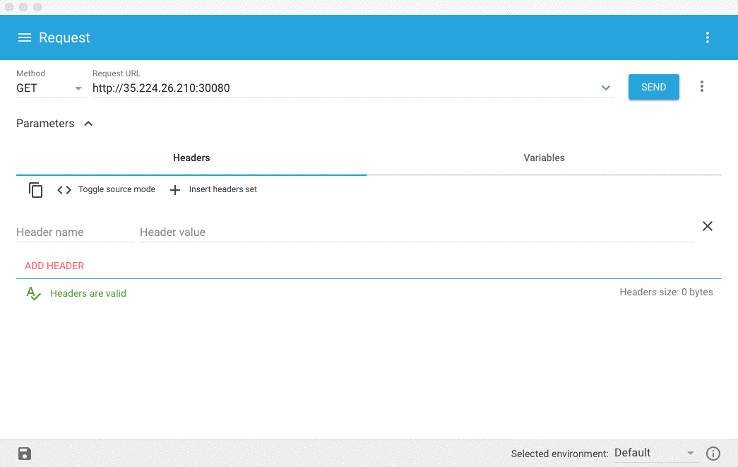 Safe web request to a Node.js application