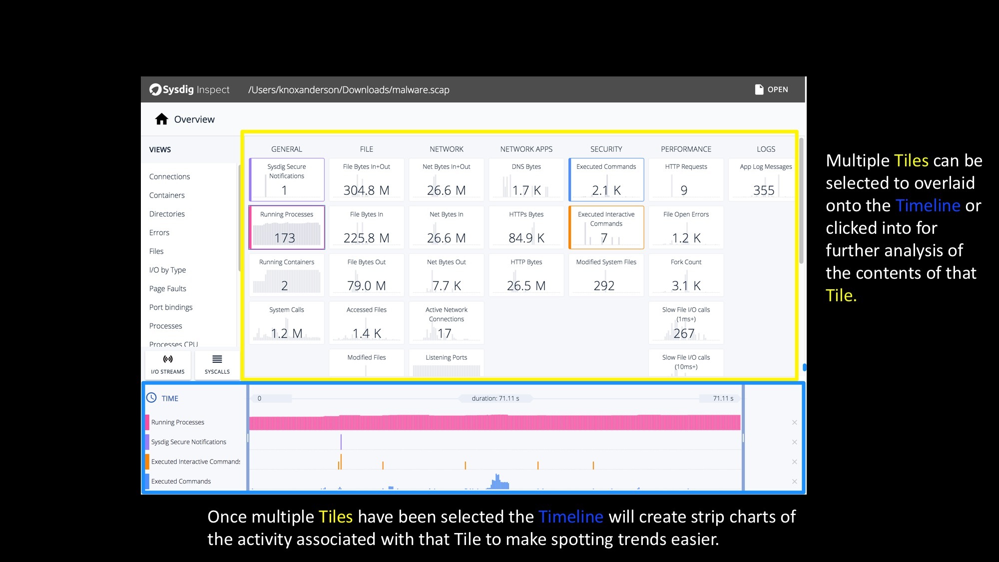 Sysdig Inspect Screenshot