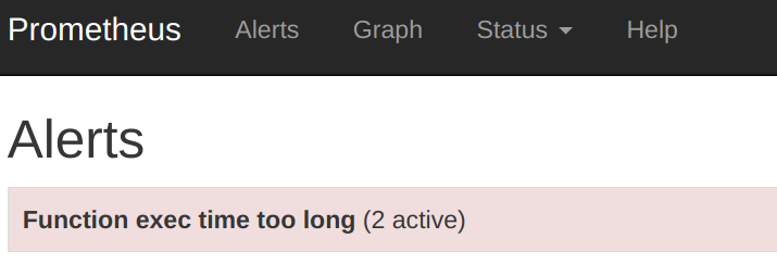Prometheus alert fired