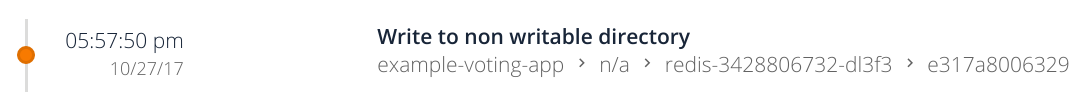 Secure write to non writtable