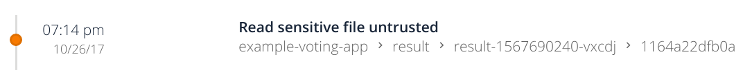 Reading secure file