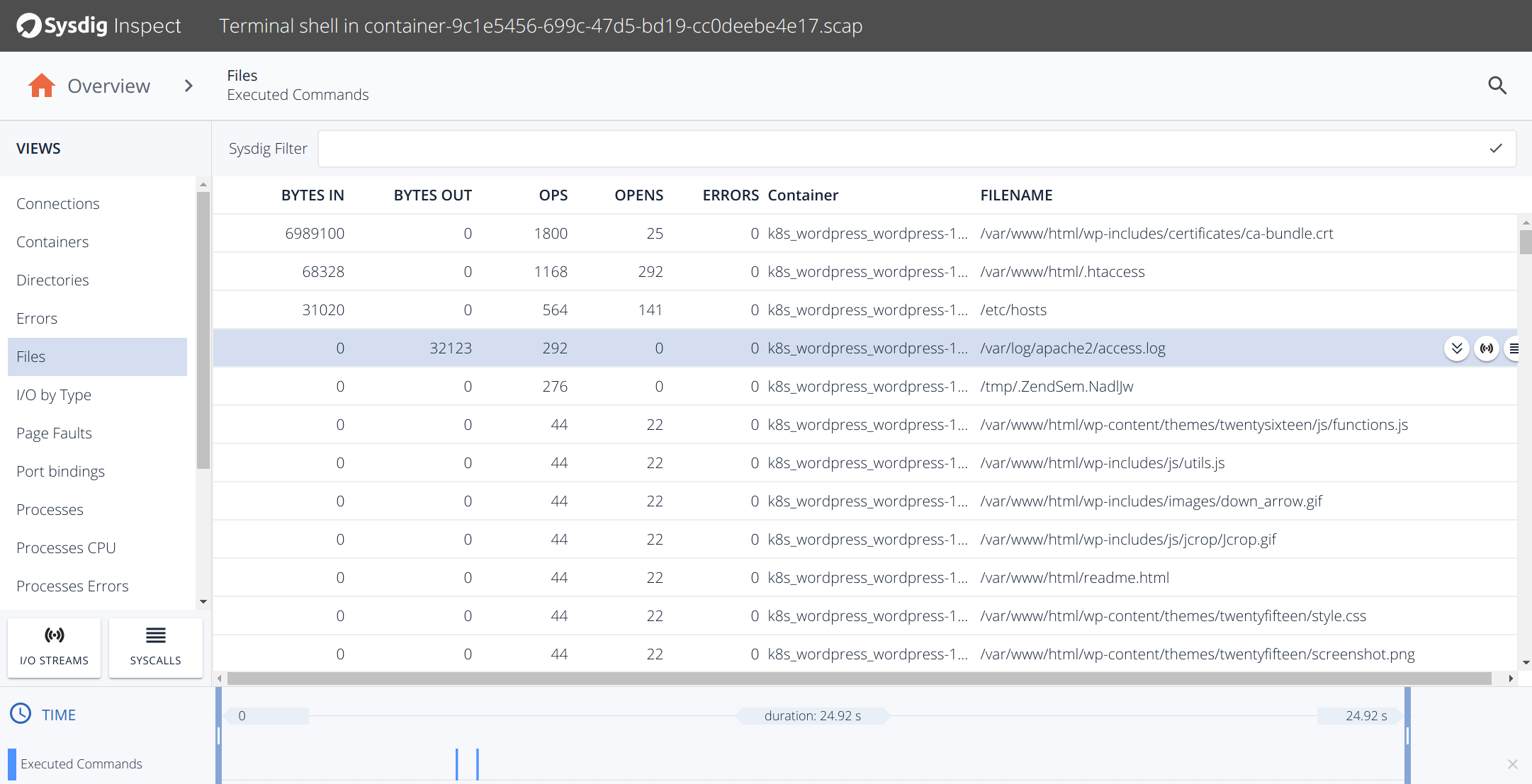 Docker security malware file