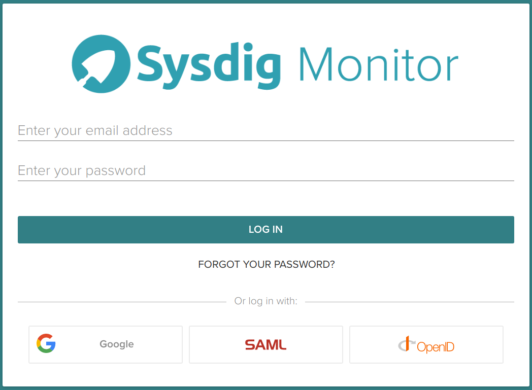 sysdig login sso