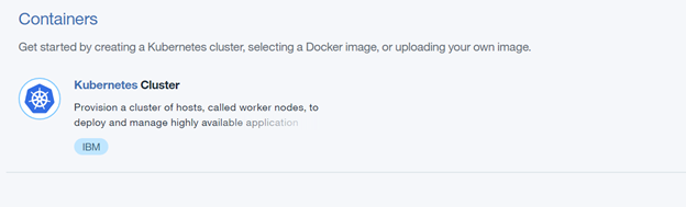 IBM Bluemix container