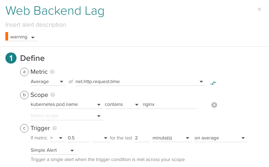 Backend lag
