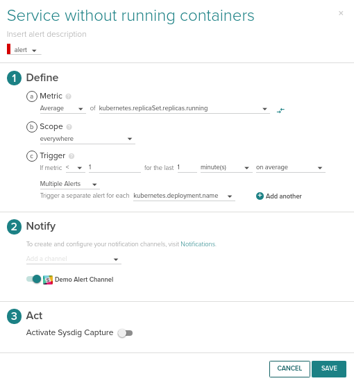 Wordpress Kubernetes Alert