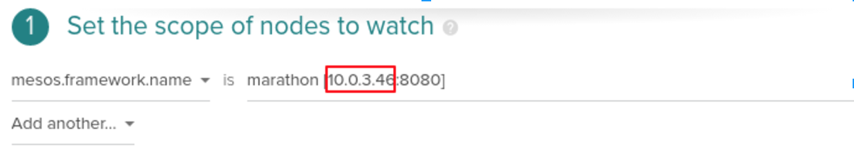 Set the scope of nodes to watch