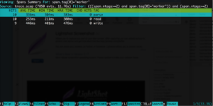 csysdig opening file with tracers