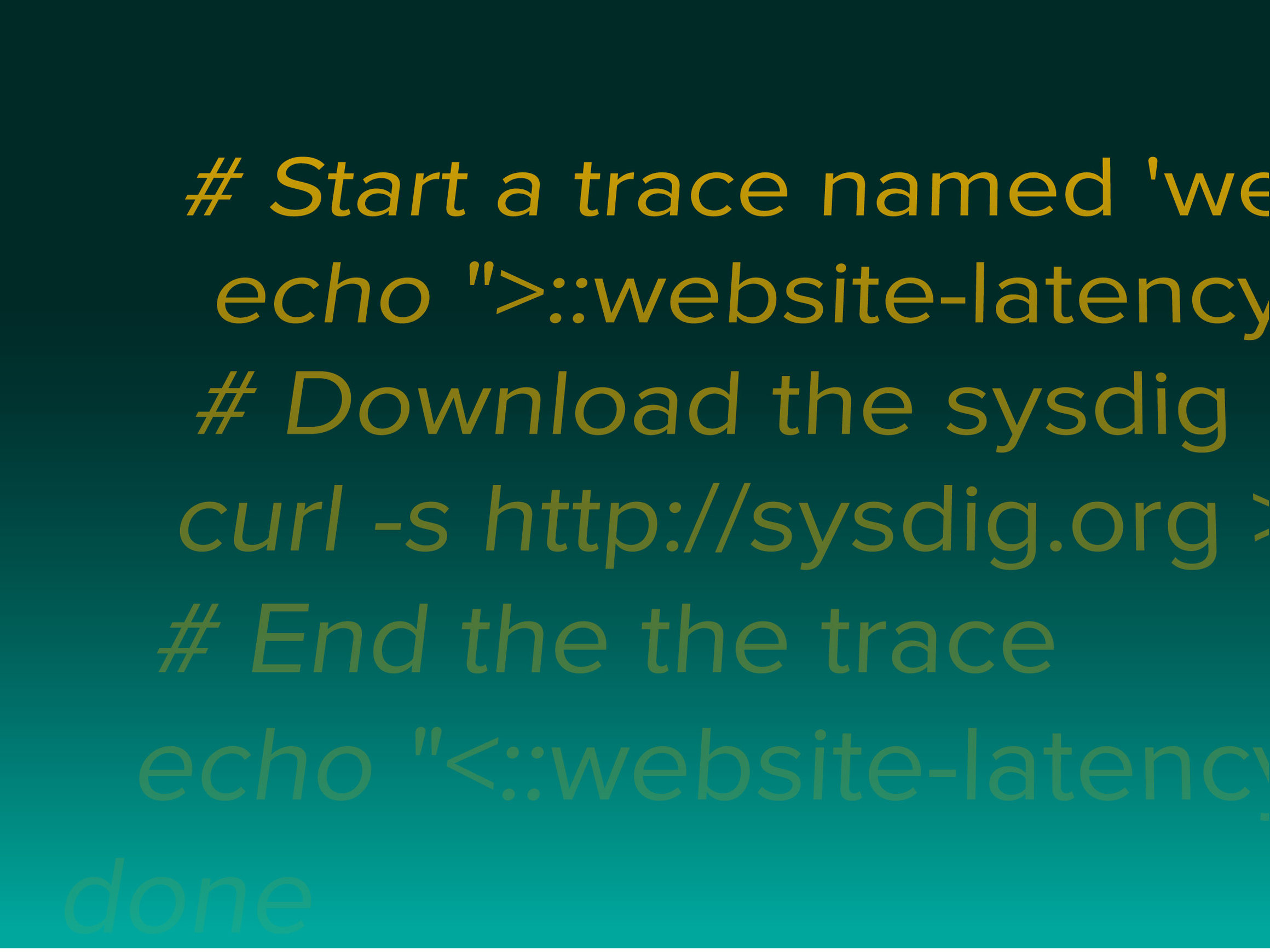 Introducing Sysdig Tracers: open source transaction tracing meets htop and strace