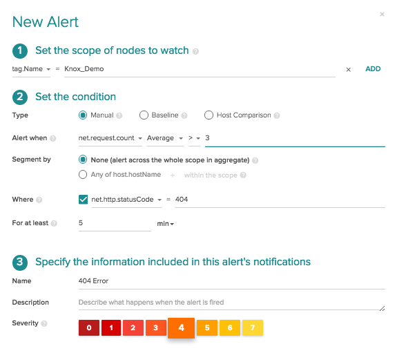 Sysdig Alert Console