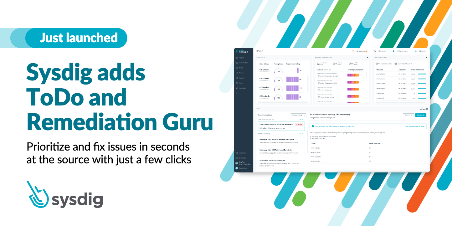 Sysdig CSPM Remediates Security Issues in Seconds