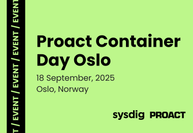 Proact Container Day Oslo