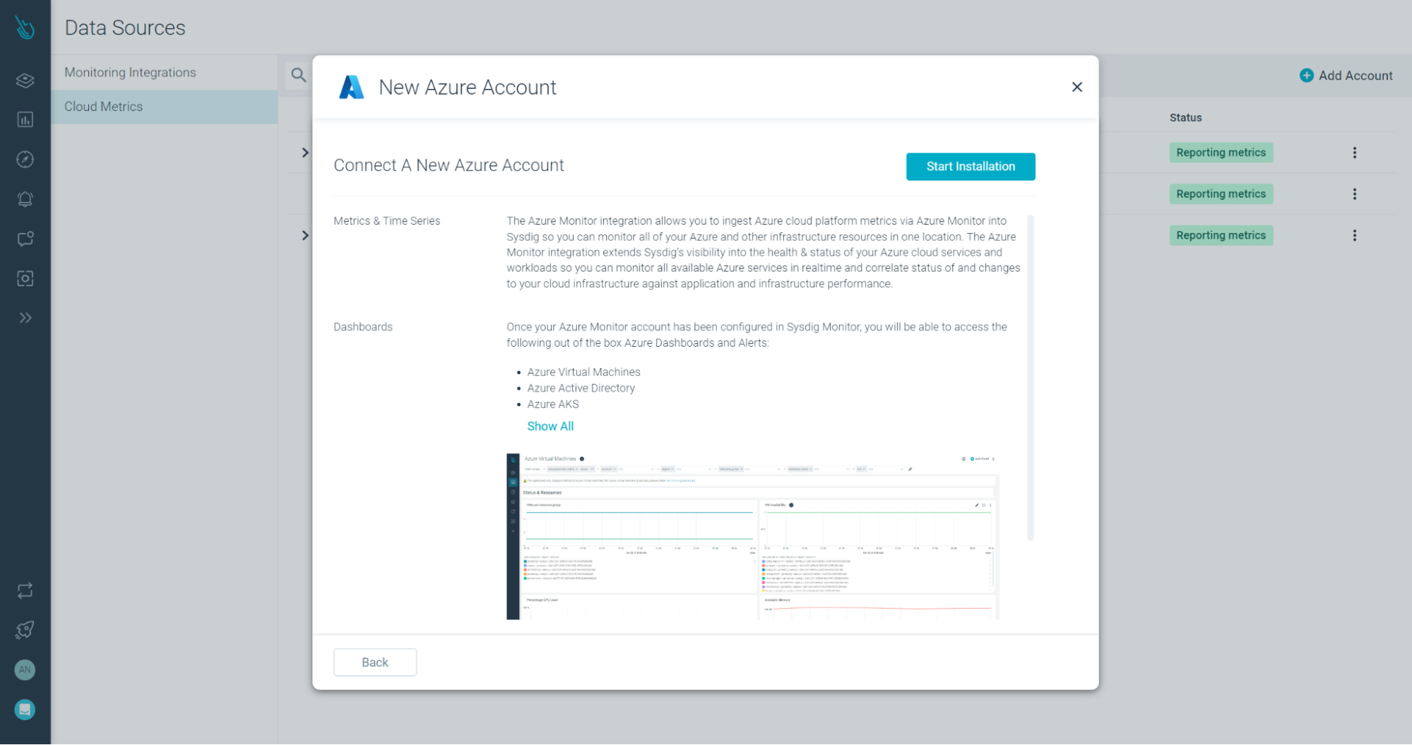Azure Monitor with Sysdig Monitor