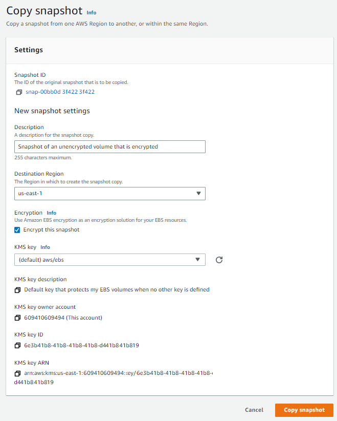 Amazon EBS Encryption