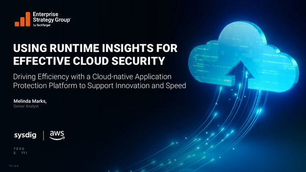 Using Runtime Insights For Effective Cloud Security with Sysdig and AWS