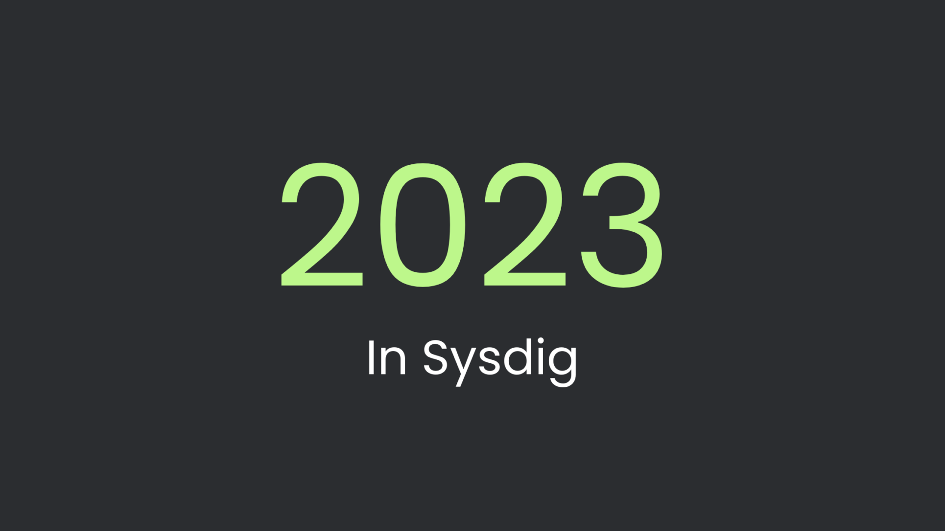 新着情報 - 2023年12月 総括