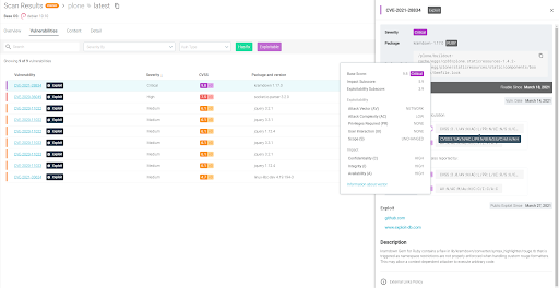 New image scanning engine in Sysdig Secure