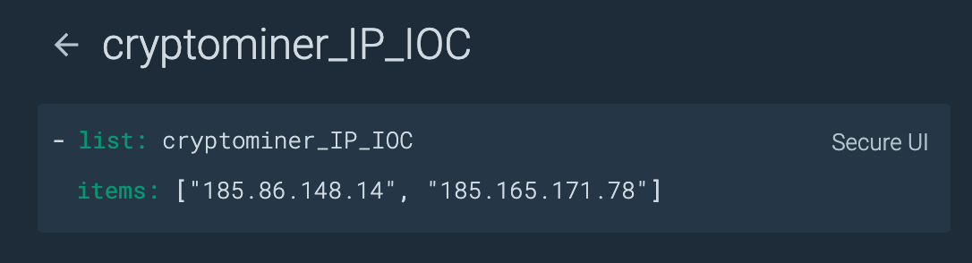 Second Sysdig Secure screenshot