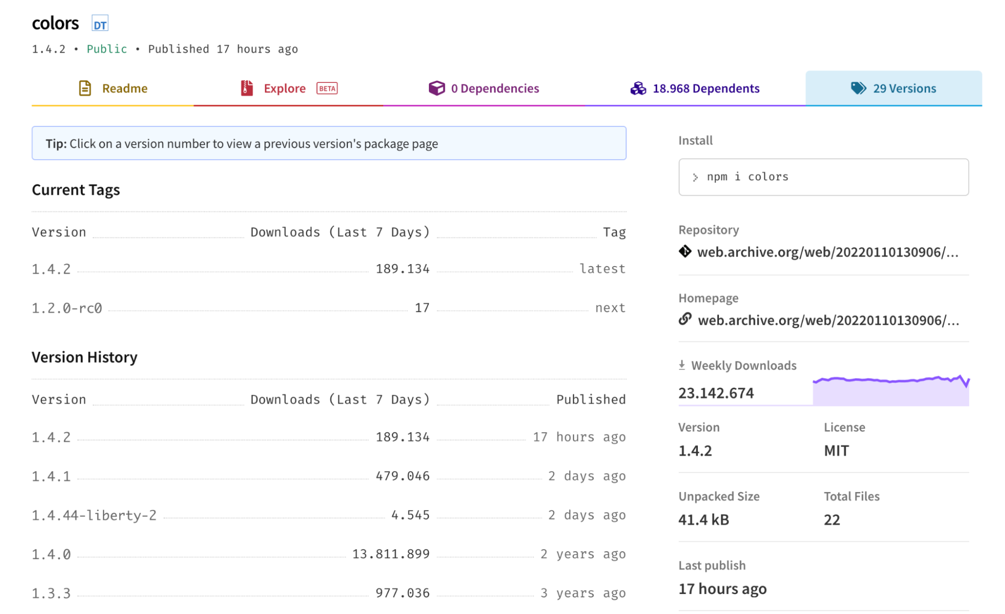 colors.js repository Github