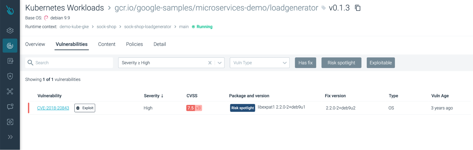 Risk Spotlight Reduce Noise