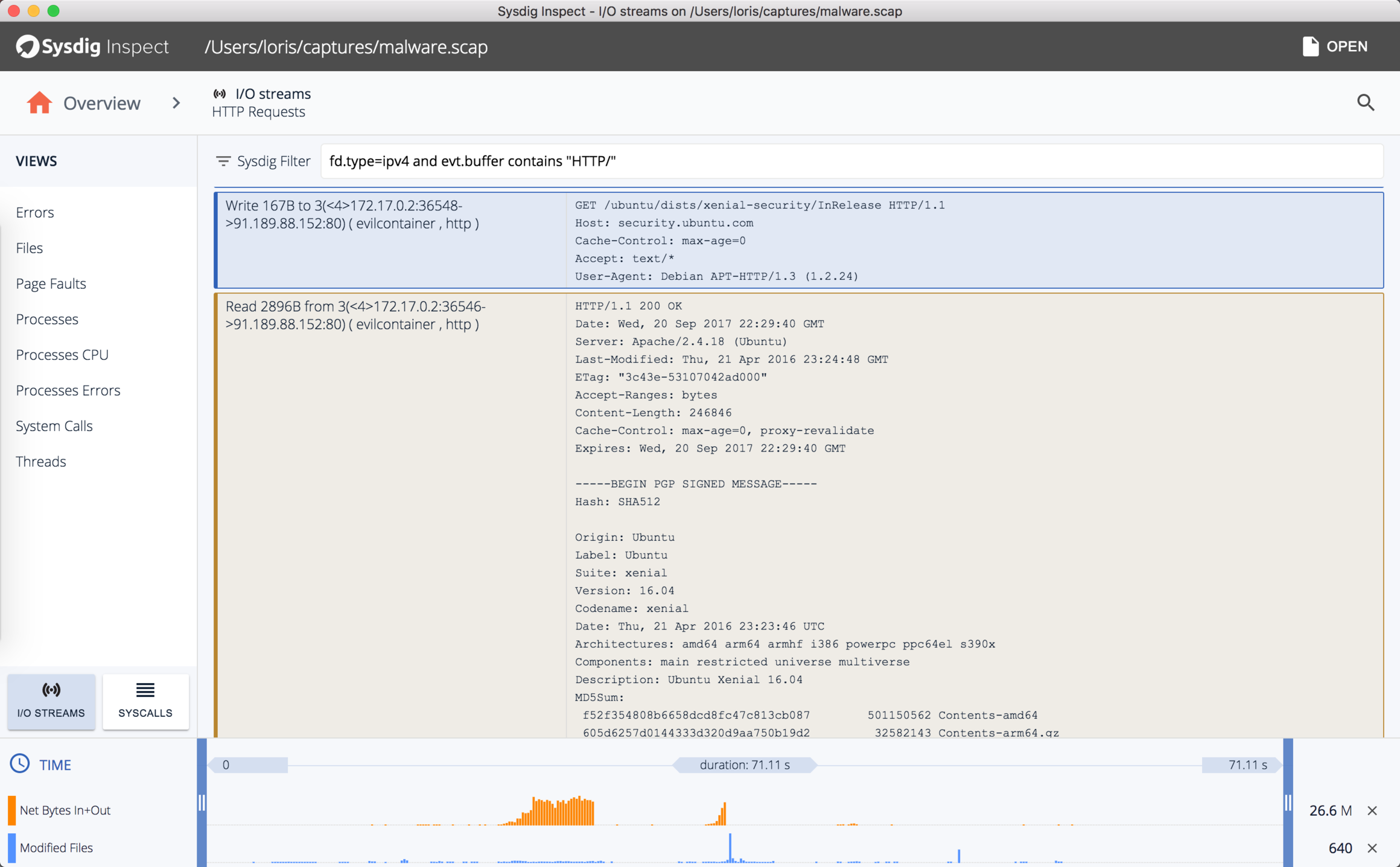 Sysdig Inspect All the details when you need them