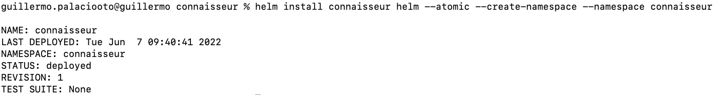 connaisseur installation via helm