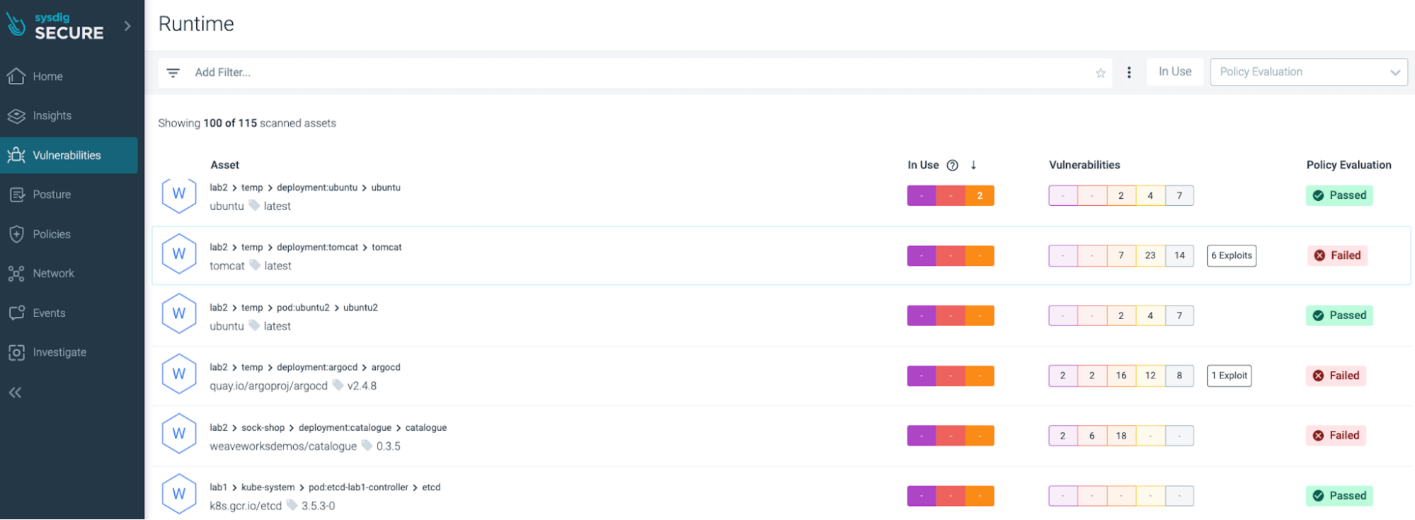 A blue background with the Sysdig and Comparably logos on top. Centered are the award badges for 2022: Best Company(Work-Life Balance), Compensation, Perks and Benefits